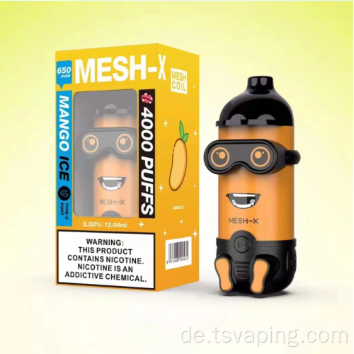 Mesh-X Bester Einweg-Vape-Großhandelspreis